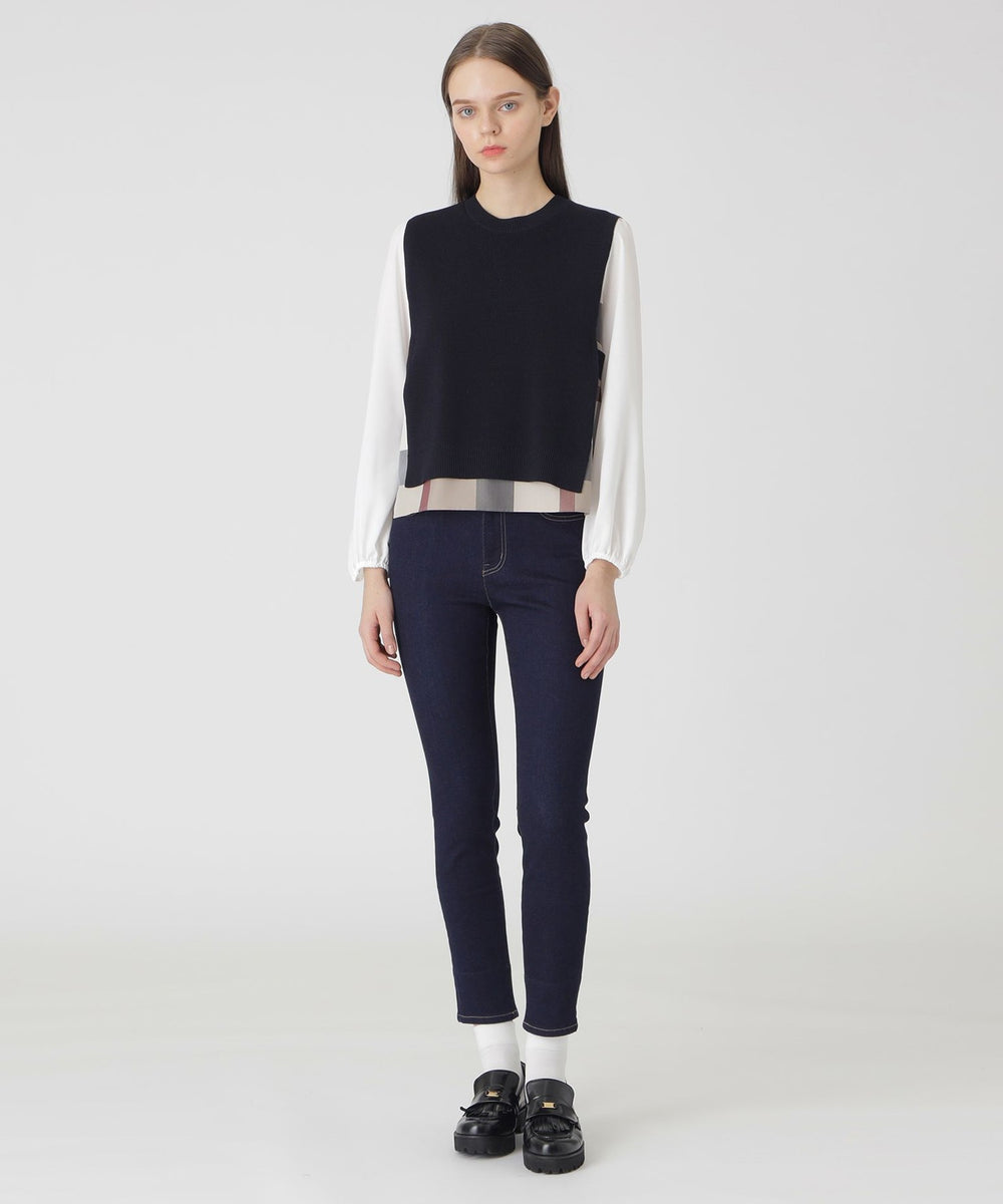 【新品未使用】クレストブリッジ ハイストレッチクリアデニムスキニーパンツ L 一部店舗限定】ハイストレッチクリアデニムスキニーパンツ（パンツ