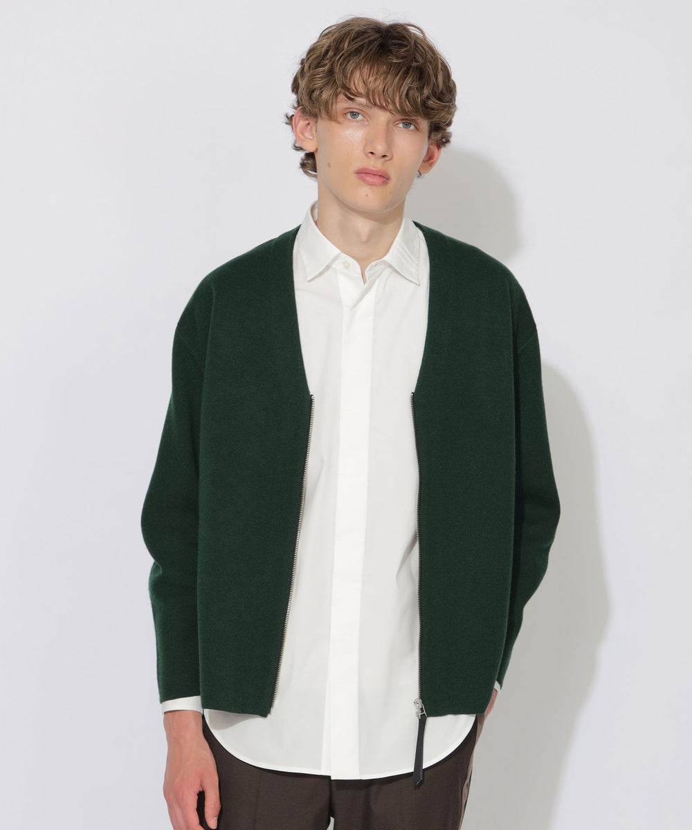 WEB限定カラー有り】Wフェイスニットジップカーディガン(WEB WEB限定カラー有り】Wフェイスニットジップカーディガン(WEB