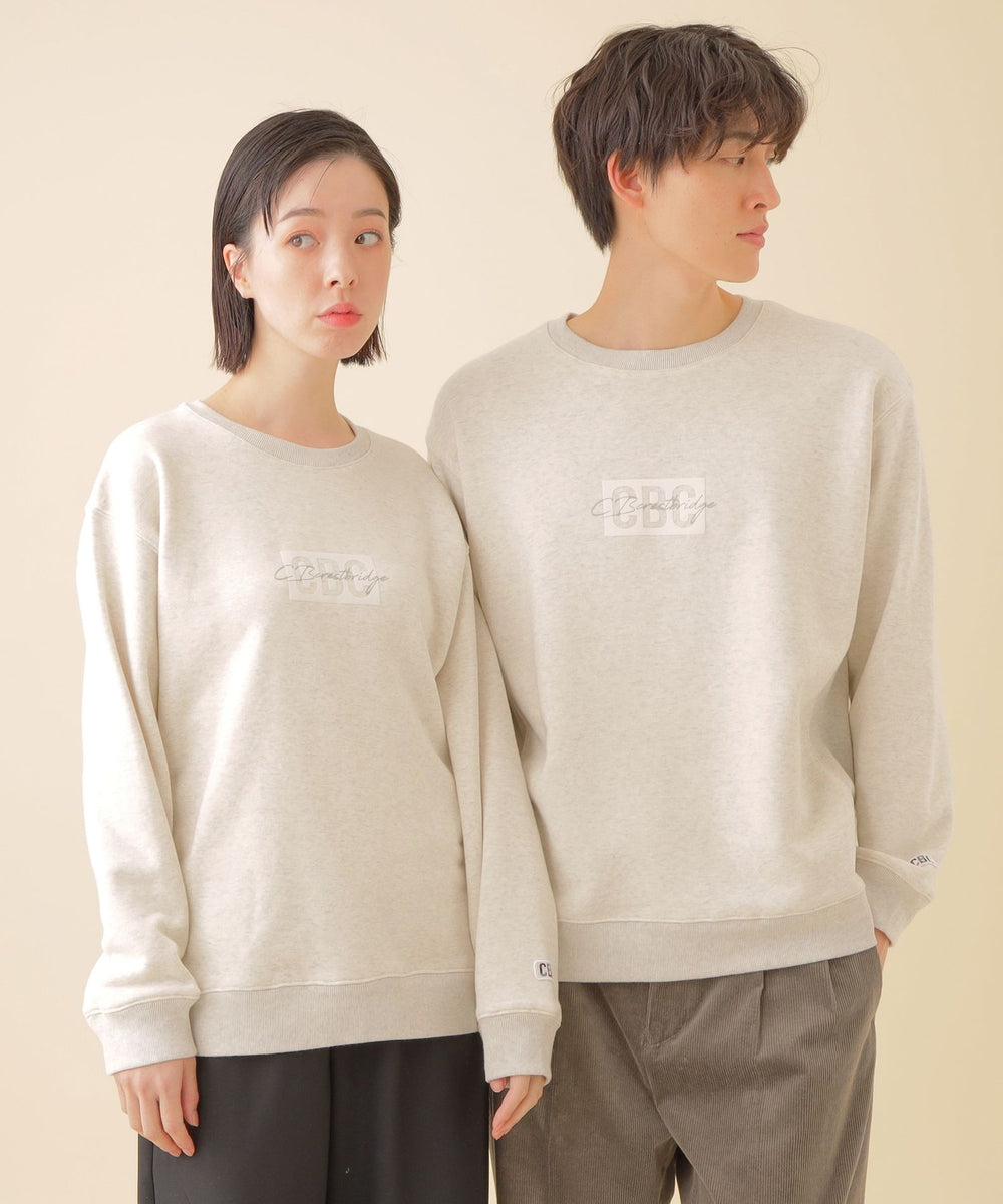 Unisex】ボックスロゴプリントスウェットシャツ（カットソー）｜CB