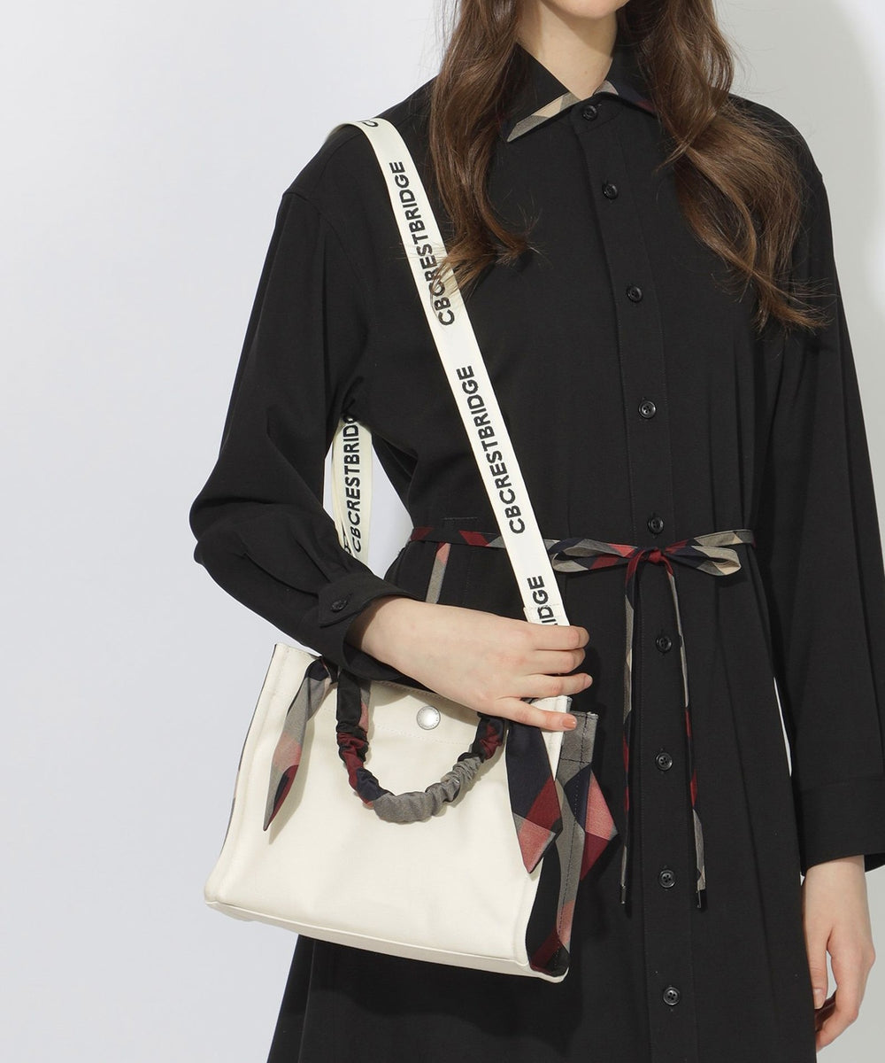 ギャザーハンドル2WAYキャンバスショルダー（バッグ・ポーチ）｜CB