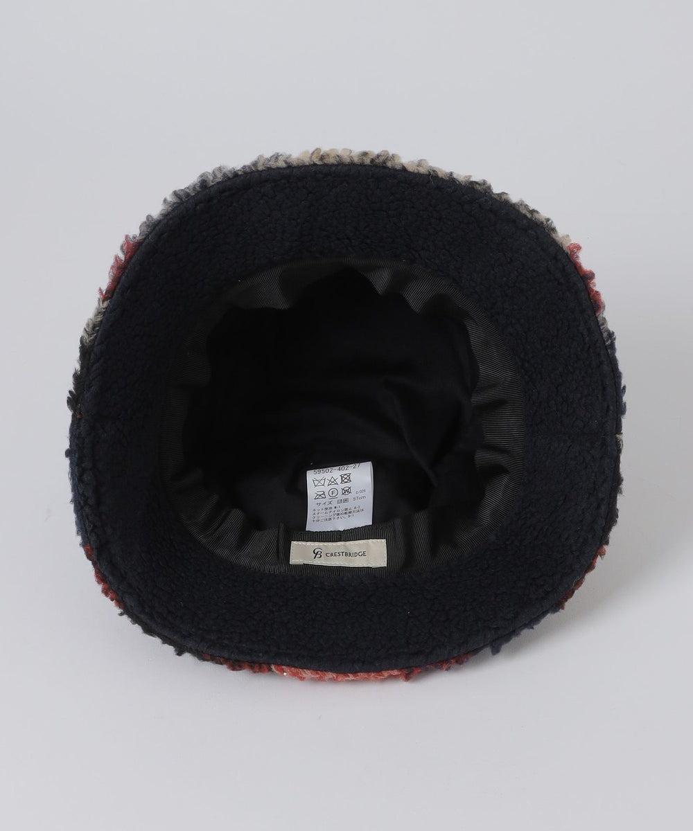 パーシャルクレストブリッジチェックボアバケットハット（ハット/キャップ/グローブ）｜CB  CRESTBRIDGE(シービー・クレストブリッジ)【公式サイト】