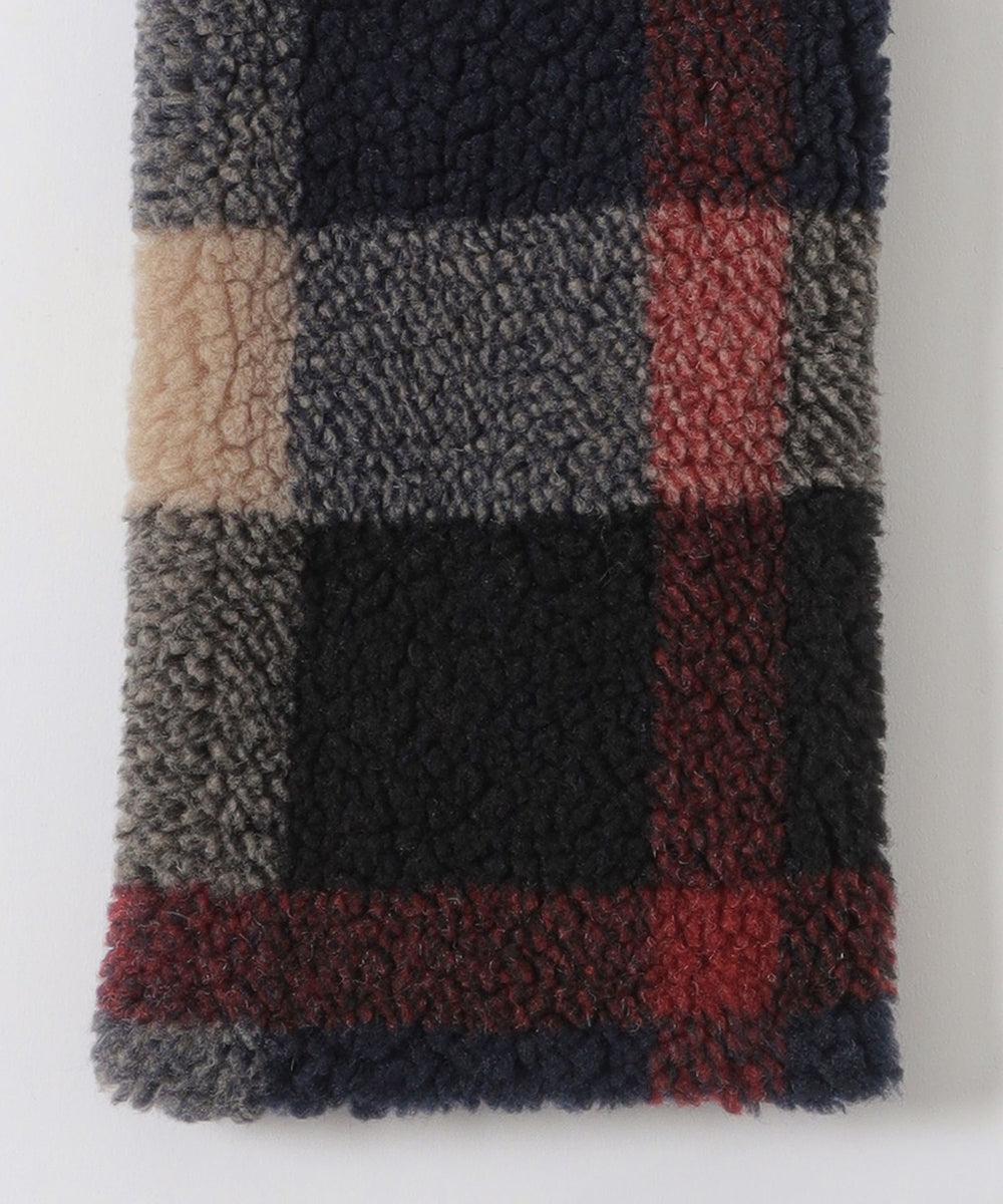 クレストブリッジ☆チェックボアマフラー☆ショップ完売品 予約販売】クレストブリッジチェックボアマフラー（マフラー/ストール