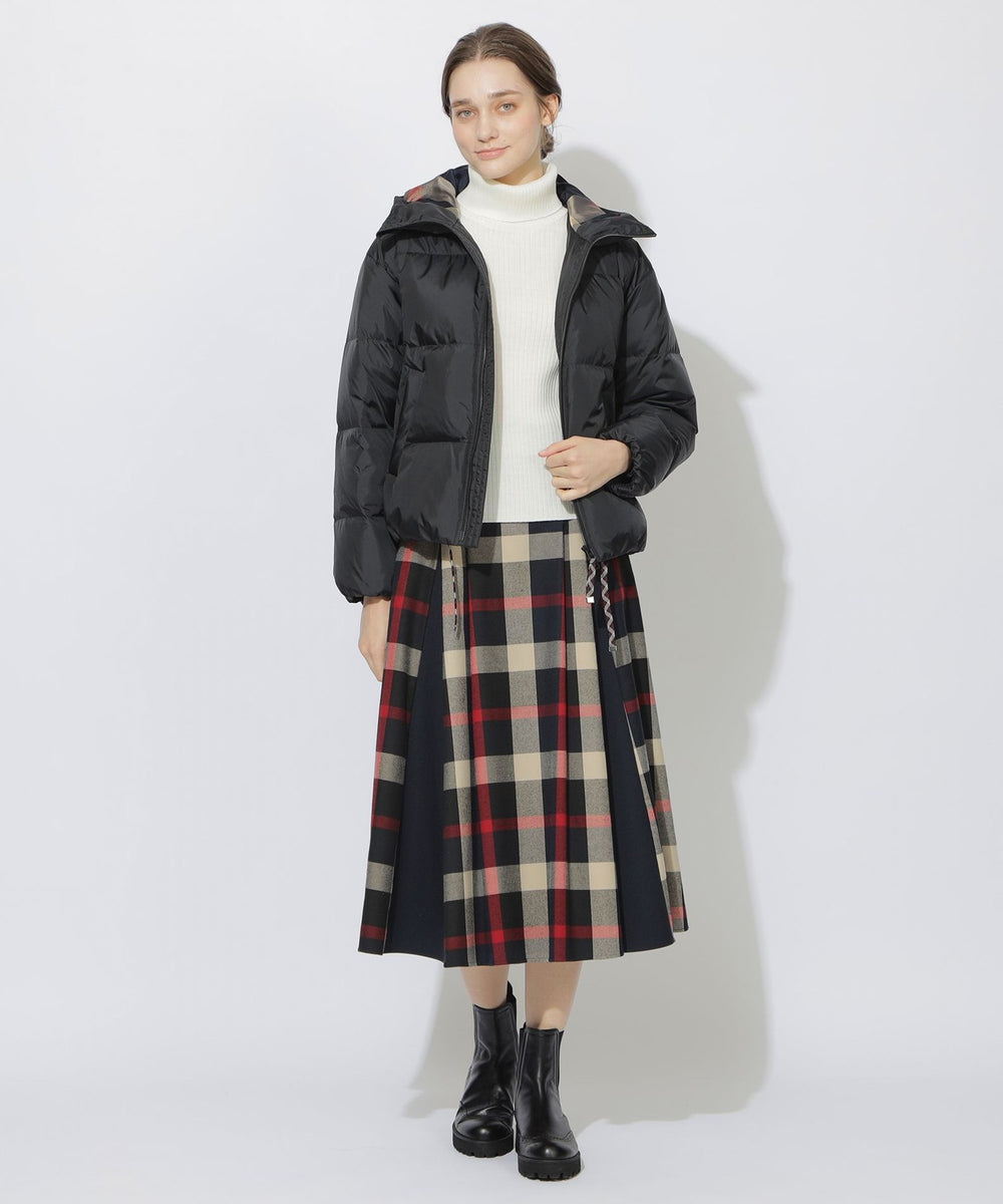 超入手困難✨4名様のいいね★プレミアムコレクション★CBチェック6wayダウン Quiet checkシリーズ】ボクシーダウン（コート）｜CB CRESTBRIDGE