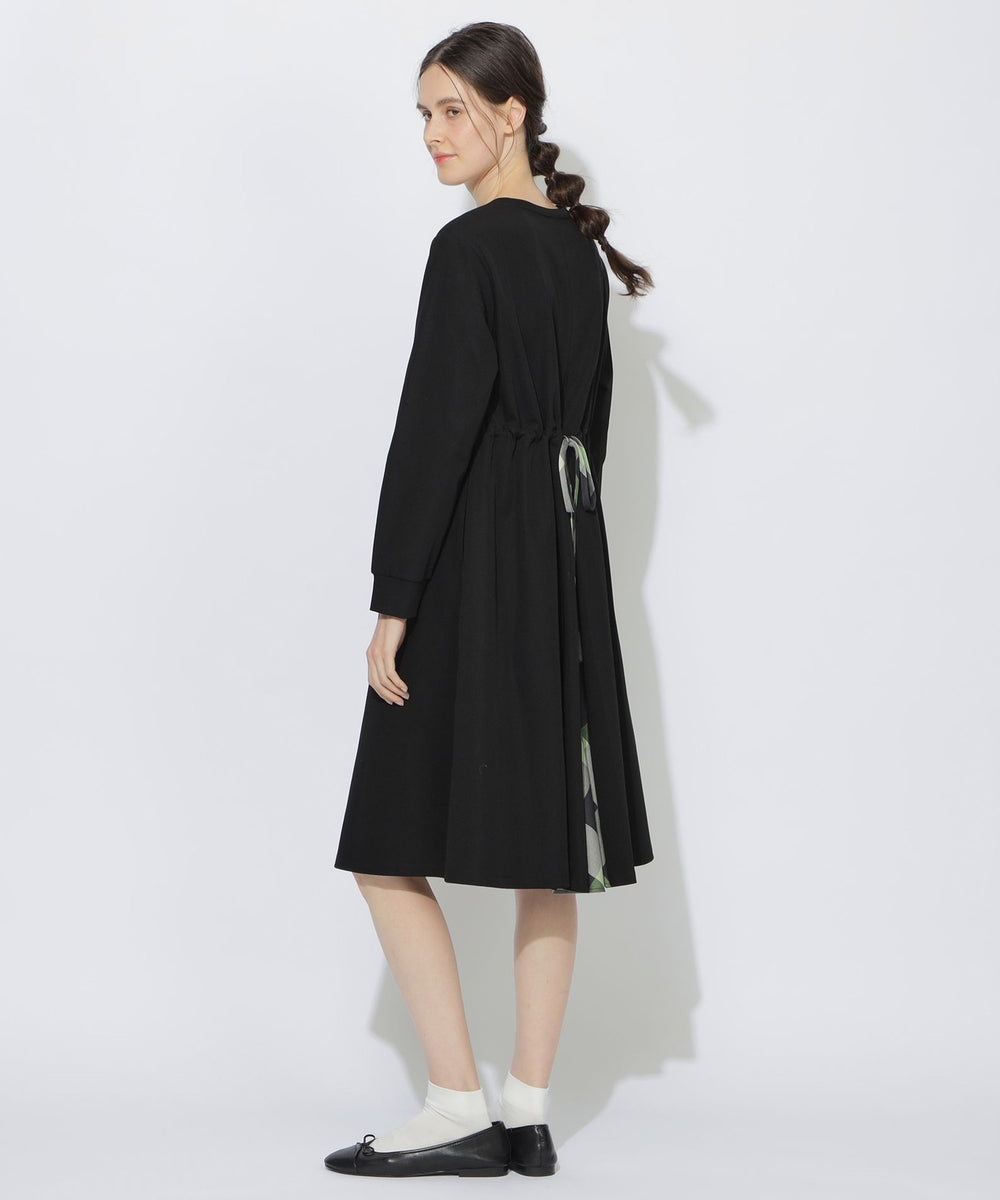 予約販売】【Meシリーズ】バックチェック切替ワンピース（ドレス）｜CB