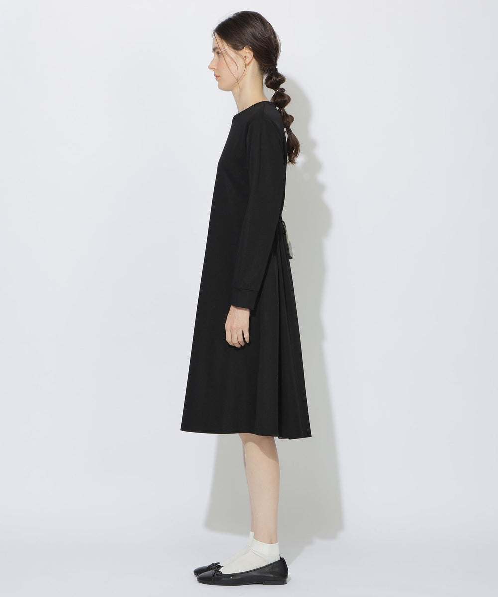予約販売】【Meシリーズ】バックチェック切替ワンピース（ドレス）｜CB