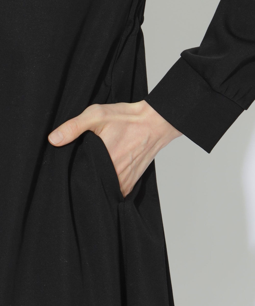 予約販売】【Meシリーズ】バックチェック切替ワンピース（ドレス）｜CB