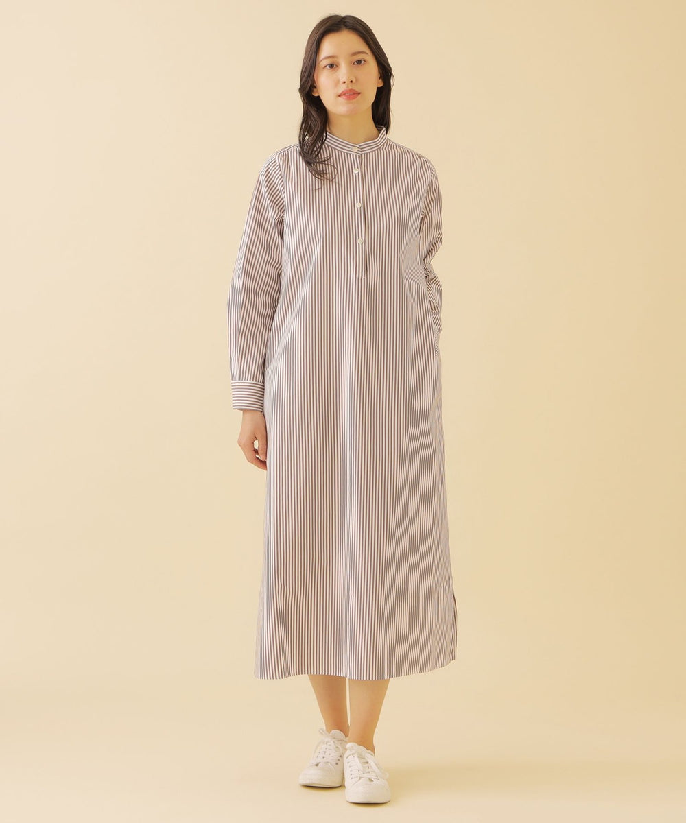 ニットベスト＆ストライプワンピースセット（ドレス）｜CB CRESTBRIDGE