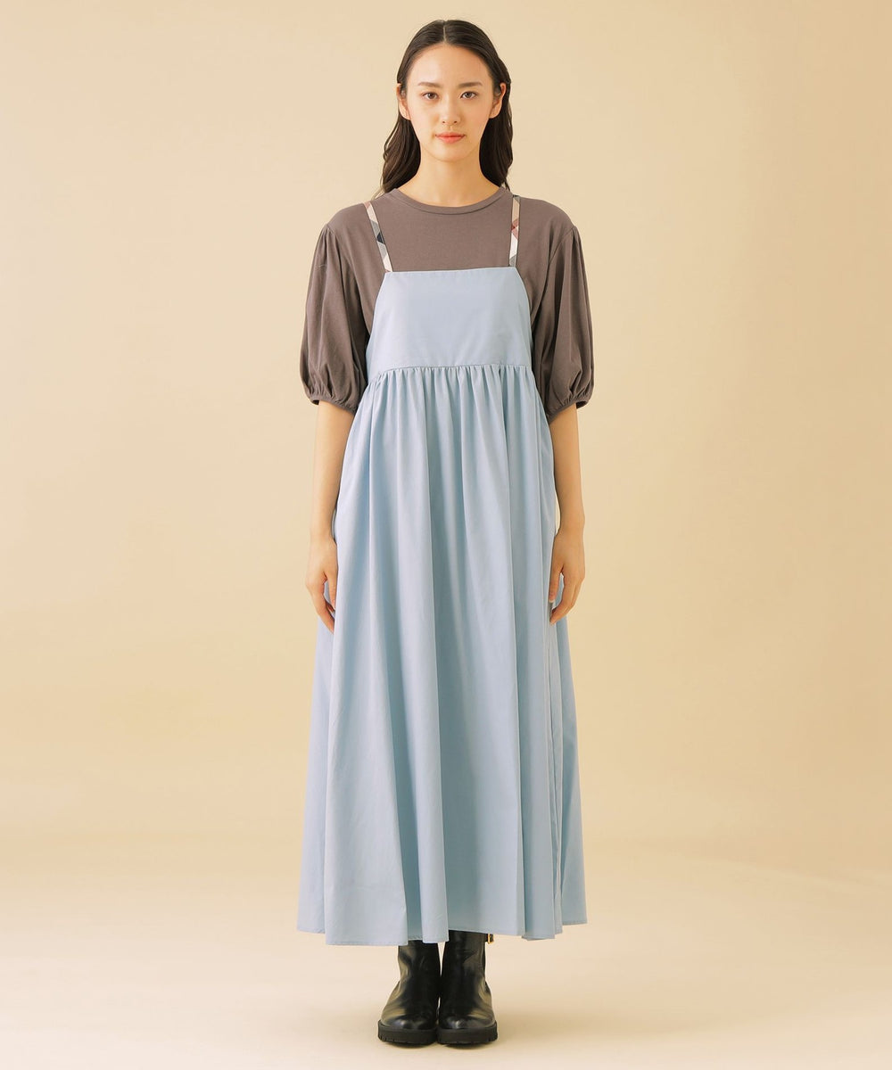 レジースミス　ロープトレーナー(トリプル) ボリュームスリーブインナー×キャミドレス（ドレス）｜CB CRESTBRIDGE