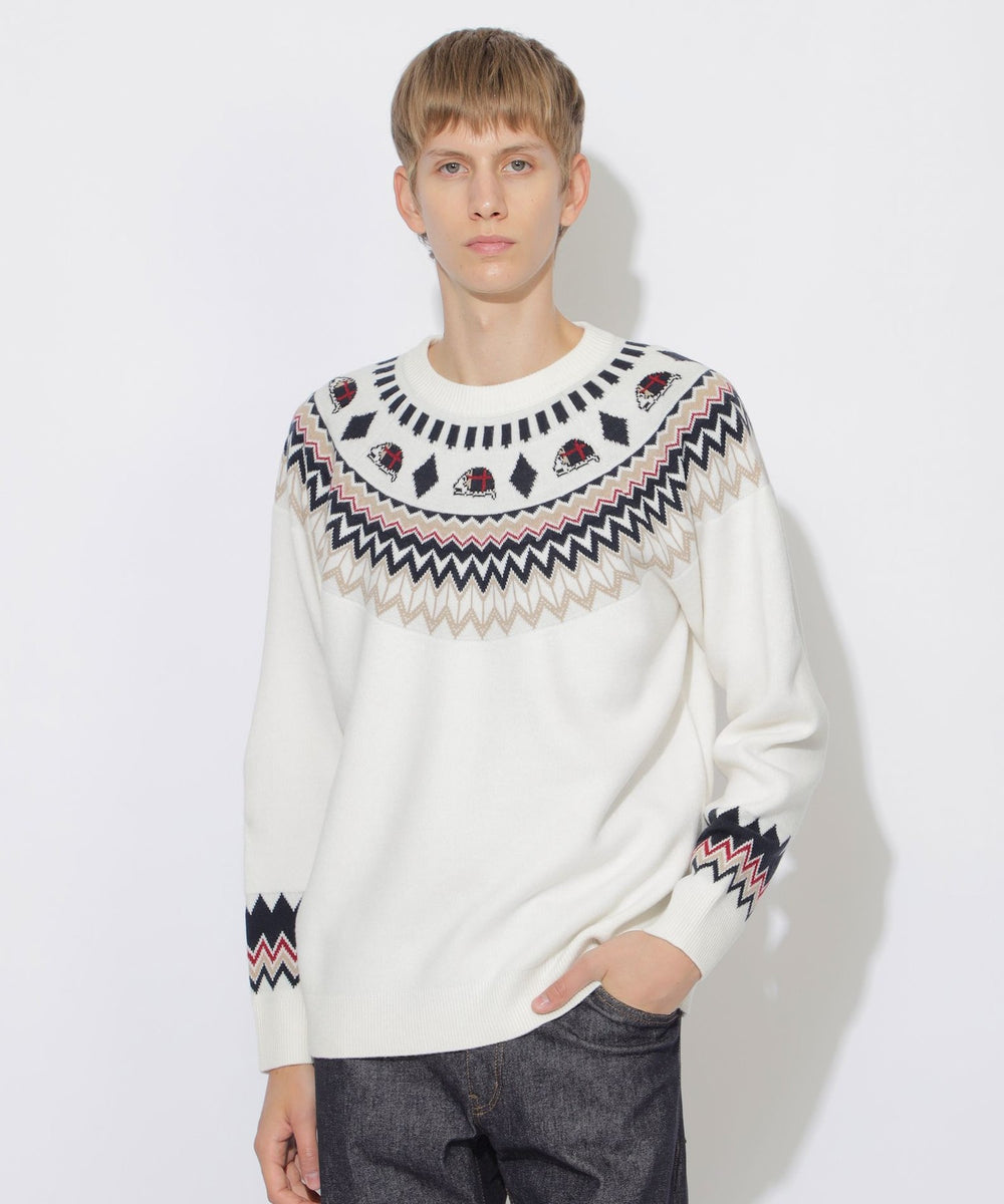 ヘッジホッグフェアアイルニット