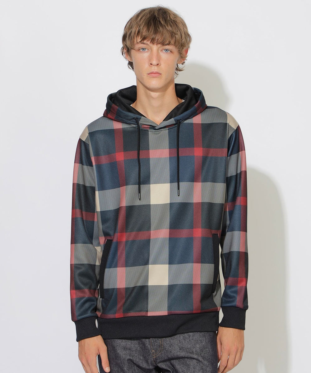 クレストブリッジチェックフーディー