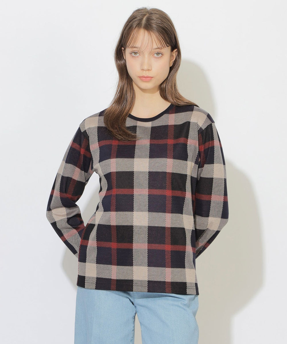 BLUE LABEL CRESTBRIDGE チェックチュールプリントカットソー 楽天市場】【SALE／18%OFF】クレストブリッジチェックチュール