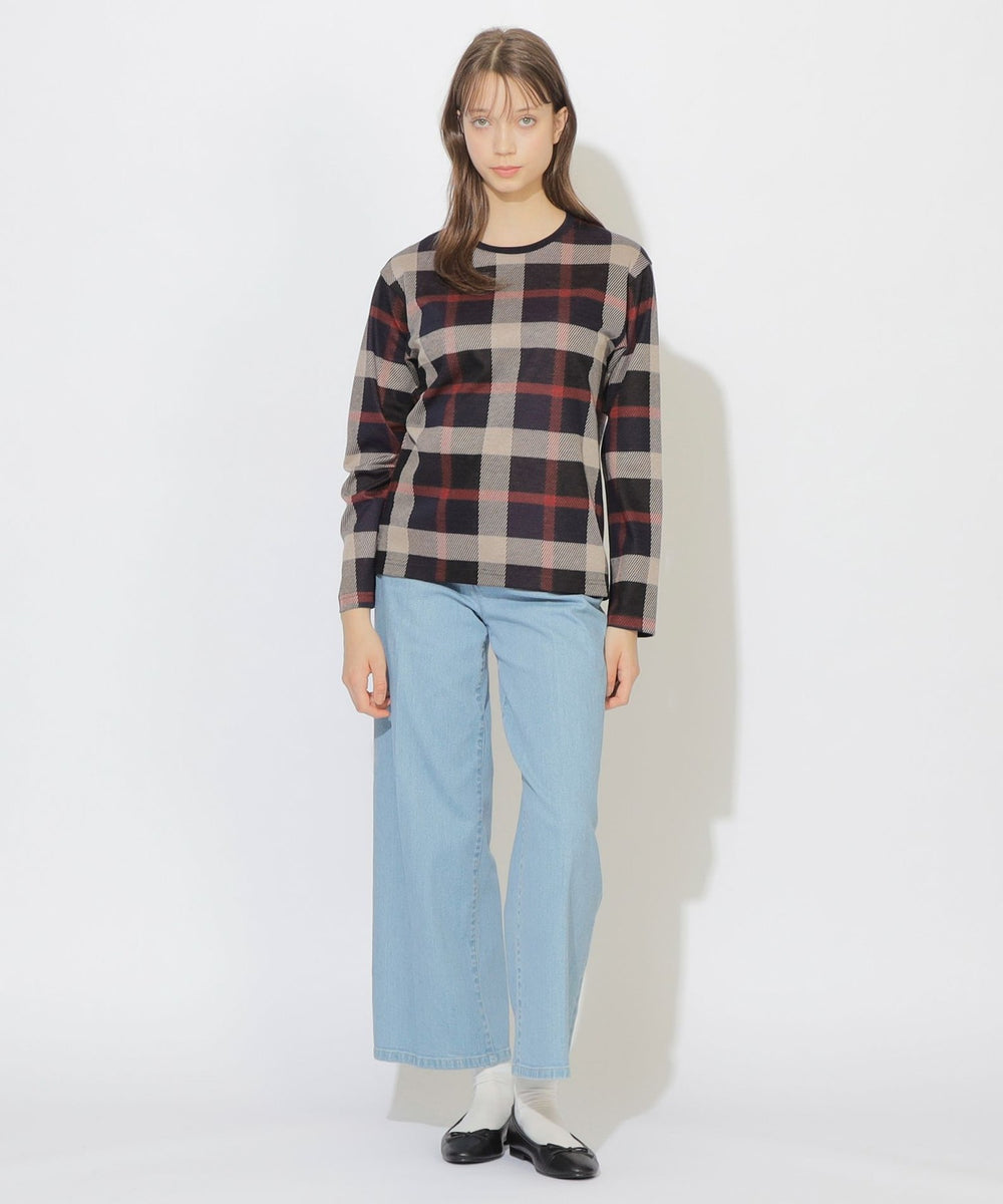 新品 cb クレストブリッジ シトラテックハーフフレアスリーブT ネイビー M シトラテックハーフフレアスリーブT （CB CRESTBRIDGE tシャツ