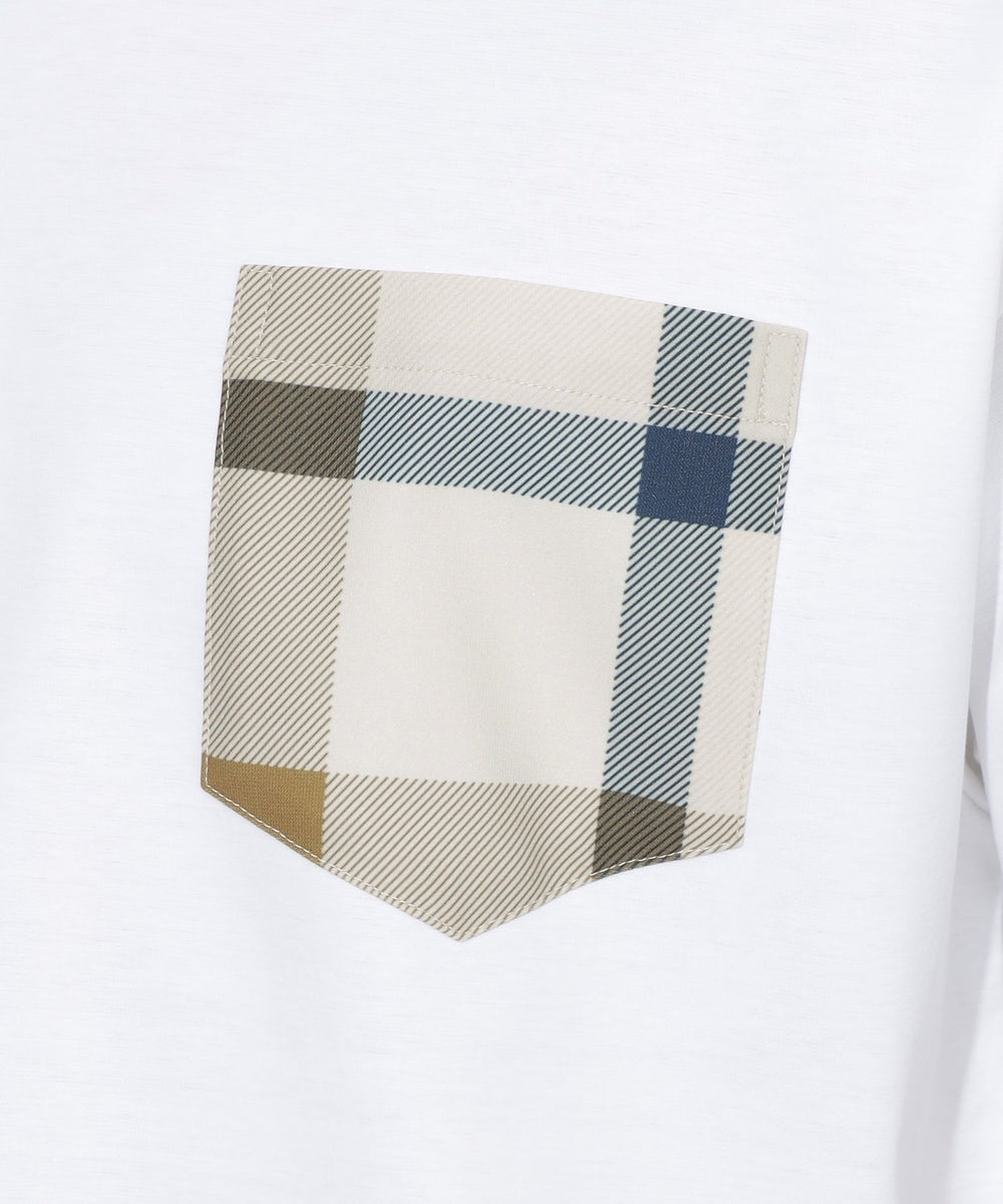 チェックポケットTシャツ（カットソー）｜CB CRESTBRIDGE(シービー