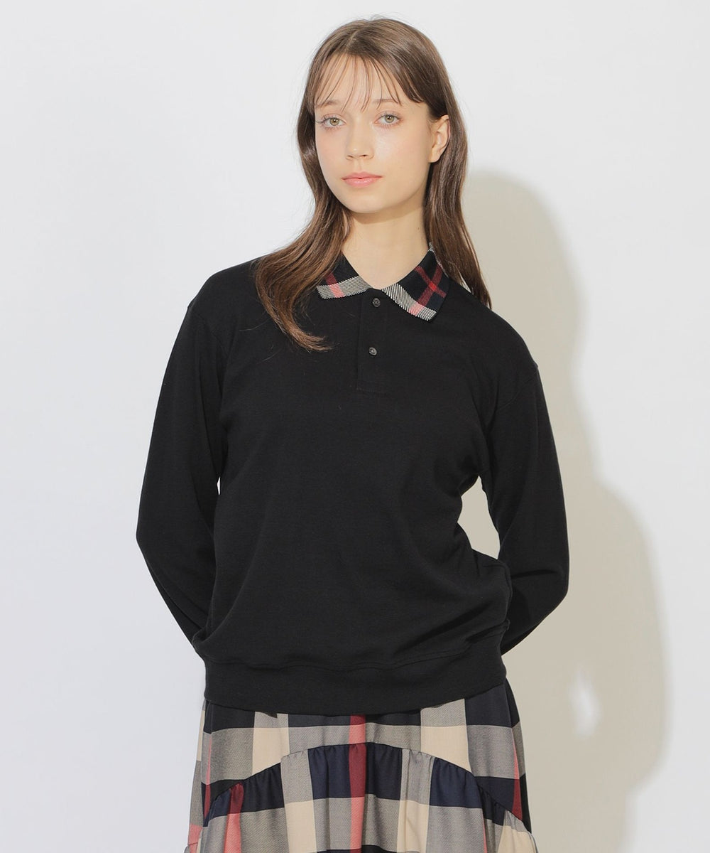 美品　ビッグロゴ　BOSS ボーダーポロシャツ　L〜XL BOSS（ボス）の「カーブロゴ コットン ポロシャツ（ポロシャツ