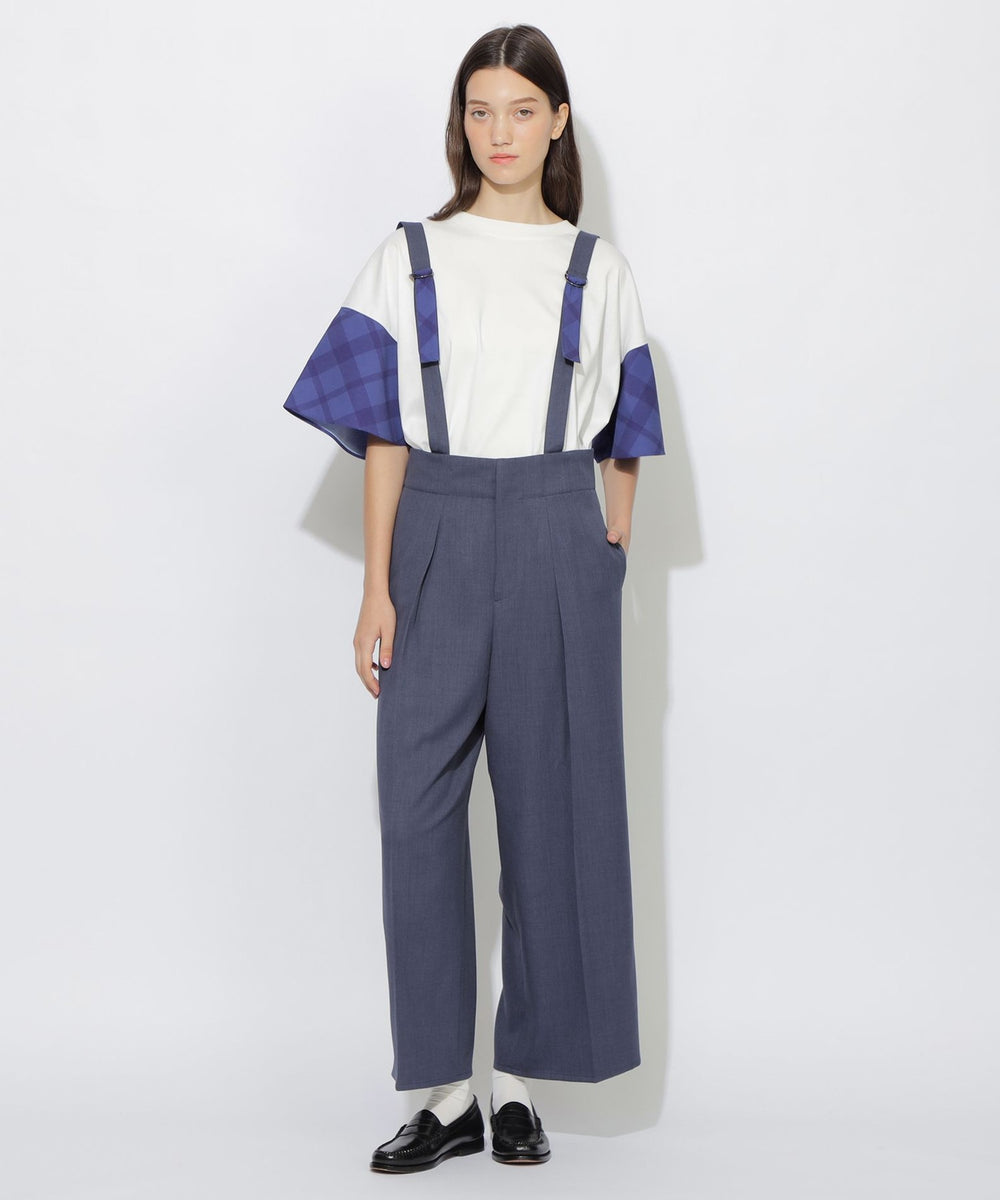 リネンライクサロペットパンツ