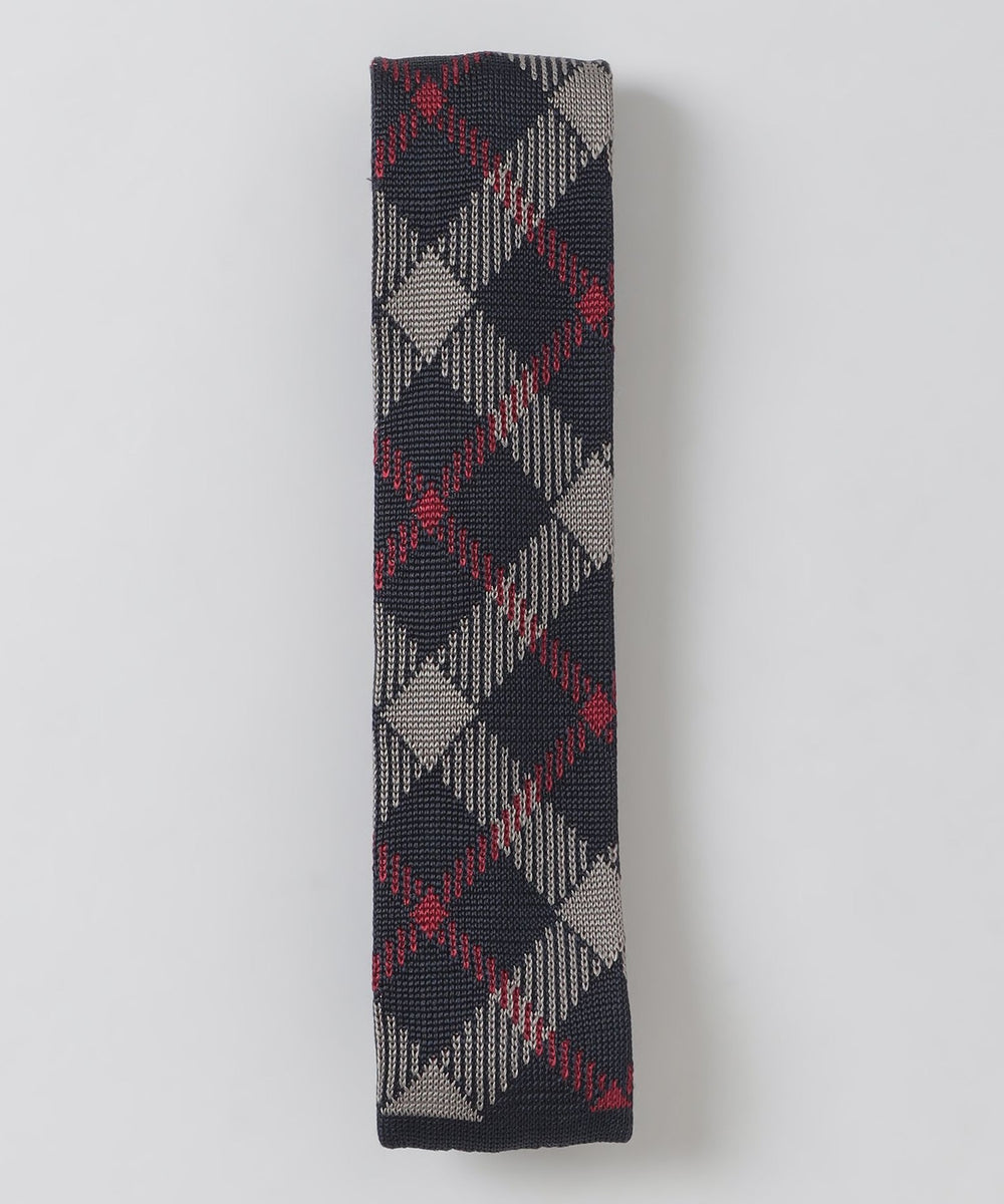 クレストブリッジチェックニットタイ